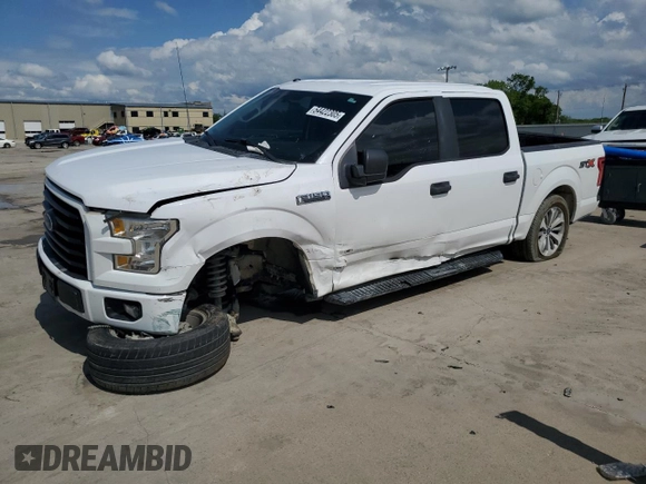 2017 Ford F-150 XL with VIN 1FTEW1CP4HKD87591, listed as a Copart auction lot 54422305 with 149,773 mi miles and Salvage title. Bid and sale history available at DreamBid. Image 1.