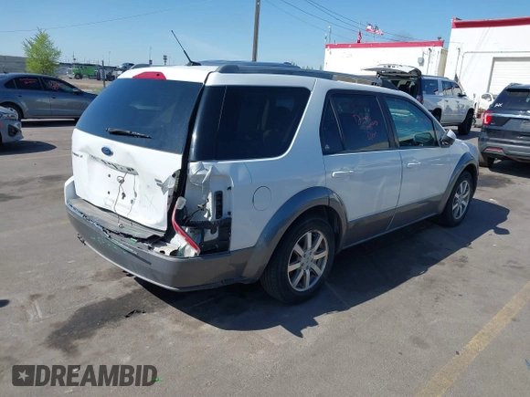 2008 Ford Taurus X SEL with VIN 1FMDK05W98GA41945, listed as a IAAI auction lot 42067959 with 157,896 mi miles and . Bid and sale history available at DreamBid. Image 4.