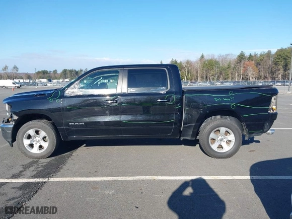 2020 Ram 1500 Big Horn with VIN 1C6SRFFT1LN420299, listed as a IAAI auction lot 41860036 with 52,063 mi miles. Bid and sale history available at carsss.com. Image 15.