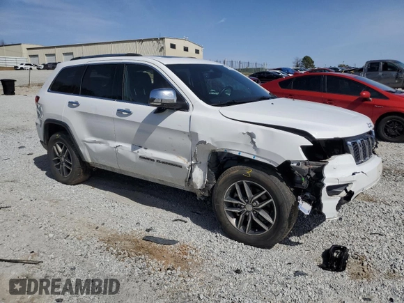 2020 Jeep Grand Cherokee Limited with VIN 1C4RJEBG5LC344759, listed as a Copart auction lot 48045785 with 61,727 mi miles and Salvage Title. Bid and sale history available at DreamBid. Image 4.