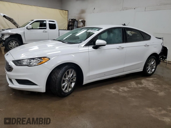 2017 Ford Fusion SE with VIN 3FA6P0H76HR396864, listed as a Copart auction lot 43810915 with 128,667 mi miles and Clean title. Bid and sale history available at DreamBid. Image 1.