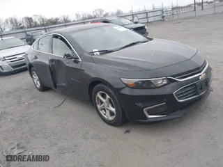 2016 Chevrolet Malibu LS with VIN 1G1ZB5ST2GF301648, listed as a IAAI auction lot 41704557 with 106,091 mi miles. Bid and sale history available at carsss.com. Image 1.