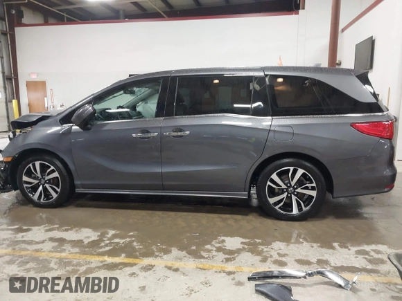 2020 Honda Odyssey Elite with VIN 5FNRL6H9XLB034814, listed as a IAAI auction lot 41940655 with 57,864 mi miles and . Bid and sale history available at DreamBid. Image 14.