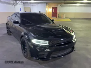 2021 Dodge Charger SRT Hellcat Redeye Widebody with VIN 2C3CDXL94MH659323, listed as a Copart auction lot 65648675 with 19,533 mi miles and Salvage title. Bid and sale history available at DreamBid. Image 12.