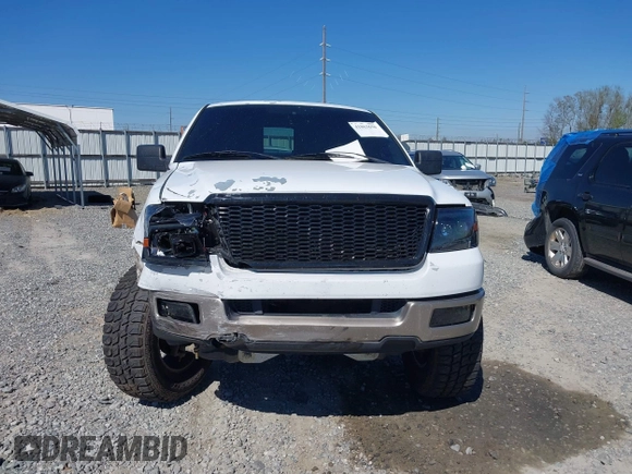 2005 Ford F-150 XLT with VIN 1FTPW12525KF04265, listed as a IAAI auction lot 41863650 with 215,895 mi miles. Bid and sale history available at carsss.com. Image 6.