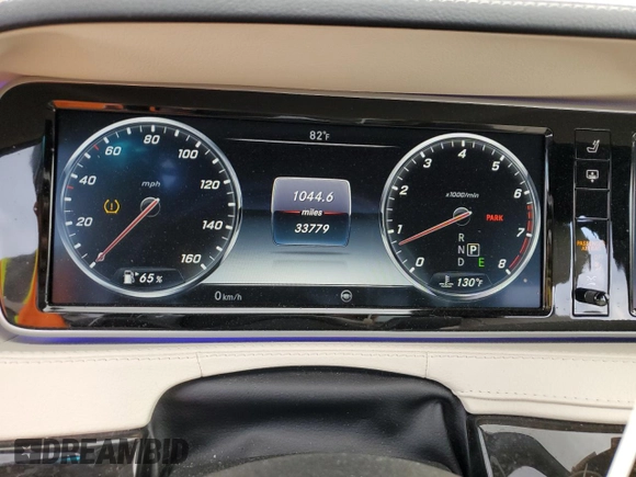 2017 Mercedes-Benz S 550 with VIN WDDUG8CB8HA339349, listed as a Copart auction lot 42814005 with 33,779 mi miles and Salvage Title. Bid and sale history available at carsss.com. Image 9.