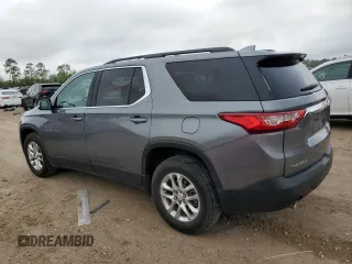 2019 Chevrolet Traverse LT Cloth с VIN 1GNERGKW9KJ180072, выставлен на аукционе Copart как лот 50992265 с пробегом 87 840 миль миль и Чистый • Clean title. История ставок и продаж доступна на DreamBid. Изображение 2.