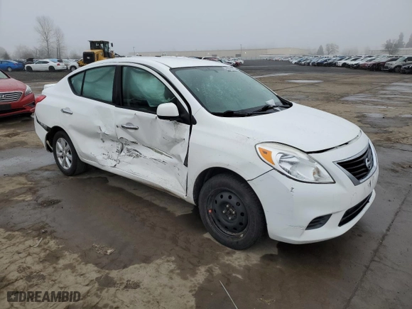 2014 Nissan Versa SV with VIN 3N1CN7AP1EL805182, listed as a Copart auction lot 88955725 with 119,181 mi miles and Salvage Title. Bid and sale history available at carsss.com. Image 4.