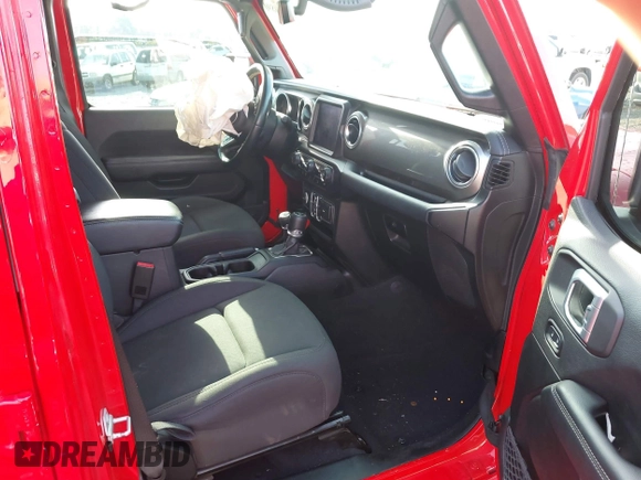 2020 Jeep Wrangler Unlimited Sahara High Altitude with VIN 1C4HJXEG2LW182641, listed as a IAAI auction lot 40130890 with 79,984 mi miles and . Bid and sale history available at DreamBid. Image 5.