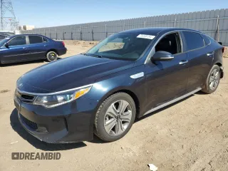 2017 Kia Optima Hybrid EX with VIN KNAGU4LEXH5015229, listed as a Copart auction lot 75258154 with 118,130 mi miles and Salvage Title. Bid and sale history available at carsss.com. Image 1.
