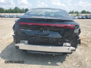 2022 Mercedes-Benz EQS with VIN W1KCG2DB9NA012025, listed as a Copart auction lot 67761574 with 23,982 mi miles and Salvage Title. Bid and sale history available at carsss.com. Image 6.
