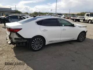 2018 Kia Cadenza Premium with VIN KNALC4J11J5105019, listed as a Copart auction lot 72257314 with 52,912 mi miles and Salvage Title. Bid and sale history available at DreamBid. Image 3.