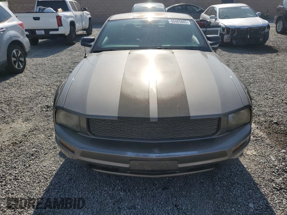2005 Ford Mustang Deluxe with VIN 1ZVFT80N355182909, listed as a Copart auction lot 60485885 with 120,508 mi miles and Salvage title. Bid and sale history available at DreamBid. Image 5.