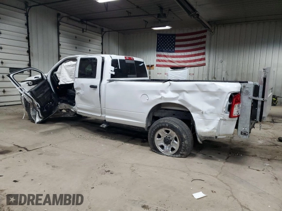 2023 Ram 2500 Tradesman with VIN 3C6UR5HJ9PG517408, listed as a Copart auction lot 79932864 with 24,557 mi miles and Salvage Title. Bid and sale history available at carsss.com. Image 2.