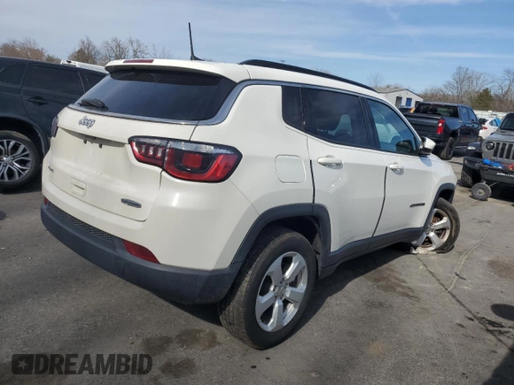 2019 Jeep Compass Latitude with VIN 3C4NJDBB1KT850900, listed as a Copart auction lot 48796895 with 53,121 mi miles and Salvage Title. Bid and sale history available at carsss.com. Image 3.