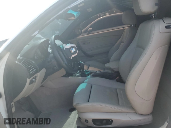 2013 BMW 1 Series 128i with VIN WBAUP7C57DVP25372, listed as a Copart auction lot 49533795 with 93,510 mi miles and Salvage title. Bid and sale history available at DreamBid. Image 7.