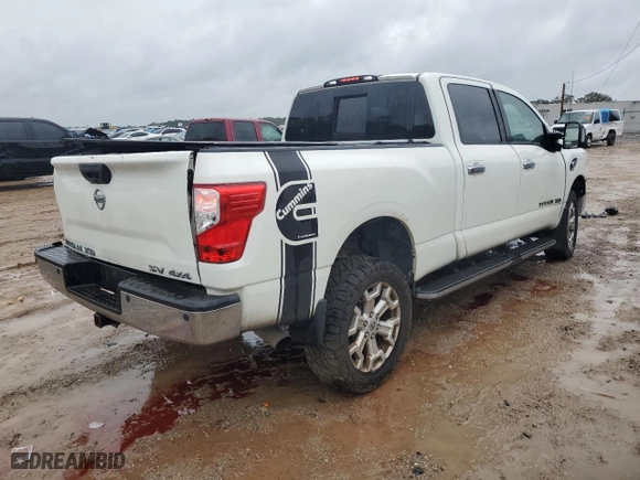 2016 Nissan Titan XD PRO-4X with VIN 1N6BA1F42GN505201, listed as a Copart auction lot 74371164 with 102,235 mi miles and Salvage Title. Bid and sale history available at carsss.com. Image 3.