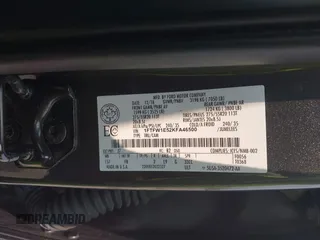 2019 Ford F-150 XL with VIN 1FTFW1E52KFA46500, listed as a IAAI auction lot 42394797 with 79,455 mi miles and . Bid and sale history available at DreamBid. Image 9.