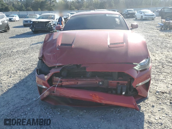 2020 Ford Mustang GT with VIN 1FA6P8CF5L5129241, listed as a Copart auction lot 48660485 with 29,552 mi miles and Salvage Title. Bid and sale history available at carsss.com. Image 12.
