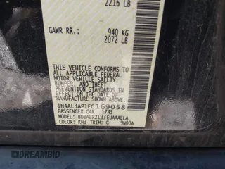 2014 Nissan Altima 2.5 S with VIN 1N4AL3AP1EC169058, listed as a IAAI auction lot 41439979 with 123,252 mi miles. Bid and sale history available at carsss.com. Image 9.