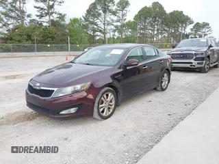 2013 Kia Optima LX with VIN 5XXGM4A73DG234806, listed as a IAAI auction lot 41917871 with 219,058 mi miles. Bid and sale history available at carsss.com. Image 2.