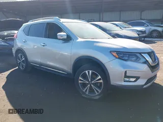2017 Nissan Rogue SL with VIN JN8AT2MT0HW380062, listed as a IAAI auction lot 41327848 with Not Provided miles and . Bid and sale history available at DreamBid. Image 1.