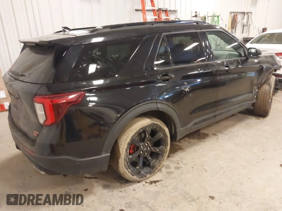 2020 Ford Explorer ST with VIN 1FM5K8GC9LGB62795, listed as a IAAI auction lot 41653143 with 75,322 mi miles and . Bid and sale history available at DreamBid. Image 4.