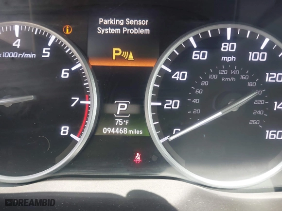 2017 Acura RDX w/Advance Pkg with VIN 5J8TB4H78HL007127, listed as a IAAI auction lot 41996855 with 94,468 mi miles. Bid and sale history available at carsss.com. Image 16.