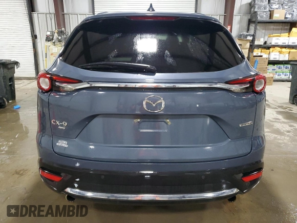 2022 Mazda CX-9 Grand Touring with VIN JM3TCBDY2N0609895, listed as a Copart auction lot 49986305 with 9,142 mi miles and Salvage Title. Bid and sale history available at carsss.com. Image 6.