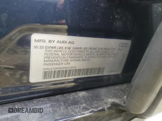 2023 Audi A8 with VIN WAULDAF82PN013573, listed as a Copart auction lot 50366135 with 36,583 mi miles and Salvage Title. Bid and sale history available at carsss.com. Image 13.