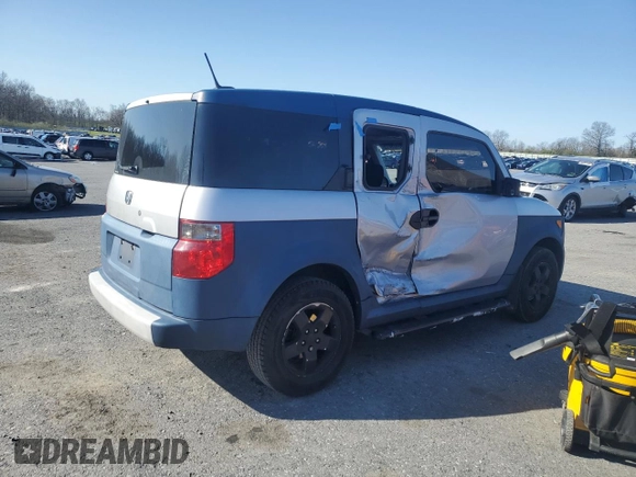 2005 Honda Element EX with VIN 5J6YH28685L029987, listed as a Copart auction lot 53189815 with 181,202 mi miles and Salvage Title. Bid and sale history available at DreamBid. Image 3.