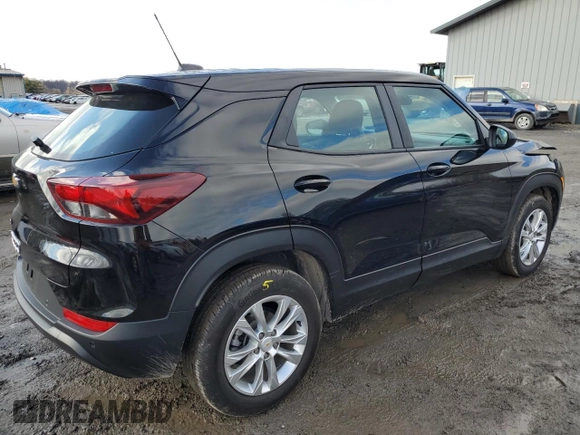 2021 Chevrolet TrailBlazer LS with VIN KL79MMS24MB160407, listed as a Copart auction lot 37334654 with 9,100 mi miles. Bid and sale history available at carsss.com. Image 3.
