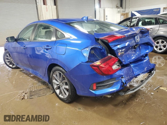 2019 Honda Civic Sedan EX with VIN 19XFC1F31KE017621, listed as a Copart auction lot 50706145 with 99,477 mi miles and Salvage Title. Bid and sale history available at carsss.com. Image 2.