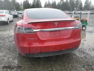 2017 Tesla Model S 100D with VIN 5YJSA1E26HF209598, listed as a Copart auction lot 52162885 with 149,384 mi miles and Salvage Title. Bid and sale history available at carsss.com. Image 6.