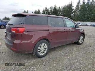2017 Kia Sedona LX with VIN KNDMB5C11H6219569, listed as a Copart auction lot 50744505 with 89,579 mi miles and Salvage Title. Bid and sale history available at carsss.com. Image 3.
