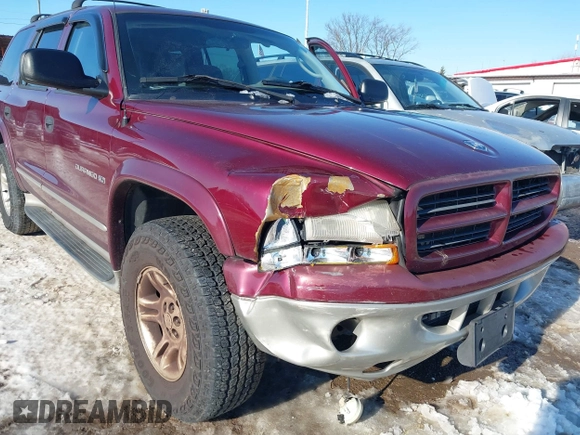 2001 Dodge Durango with VIN 1B4HS28N81F512688, listed as a IAAI auction lot 41237279 with 129,432 mi miles and . Bid and sale history available at DreamBid. Image 6.