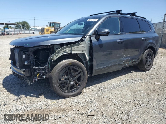 2024 Kia Telluride SX Prestige X-Line с VIN 5XYP5DGC9RG437414, выставлен на аукционе Copart как лот 56765505 с пробегом 16 557 миль миль и Списание • Salvage title. История ставок и продаж доступна на DreamBid. Изображение 1.