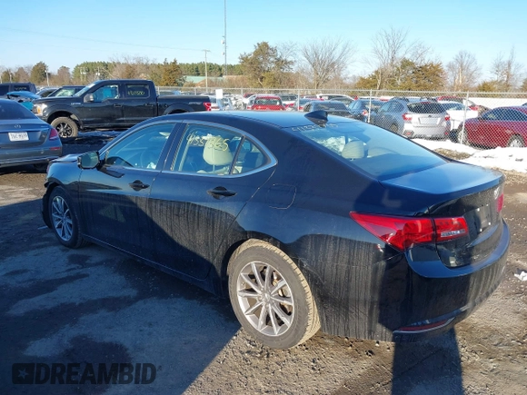 2020 Acura TLX with VIN 19UUB1F32LA006241, listed as a IAAI auction lot 41339765 with 61,174 mi miles. Bid and sale history available at carsss.com. Image 3.