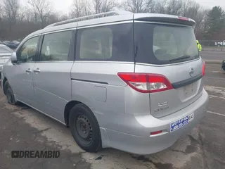 2014 Nissan Quest SL with VIN JN8AE2KP8E9104822, listed as a IAAI auction lot 42032346 with 90,558 mi miles. Bid and sale history available at carsss.com. Image 3.