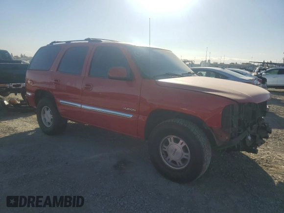 2002 GMC Yukon SLE with VIN 1GKEK13V82R169506, listed as a Copart auction lot 76829664 with 229,114 mi miles and Salvage Title. Bid and sale history available at carsss.com. Image 4.