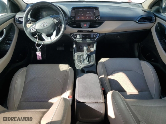 2020 Hyundai Elantra GT with VIN KMHH35LE7LU145575, listed as a Copart auction lot 46369445 with NaN miles and Salvage Title. Bid and sale history available at carsss.com. Image 8.