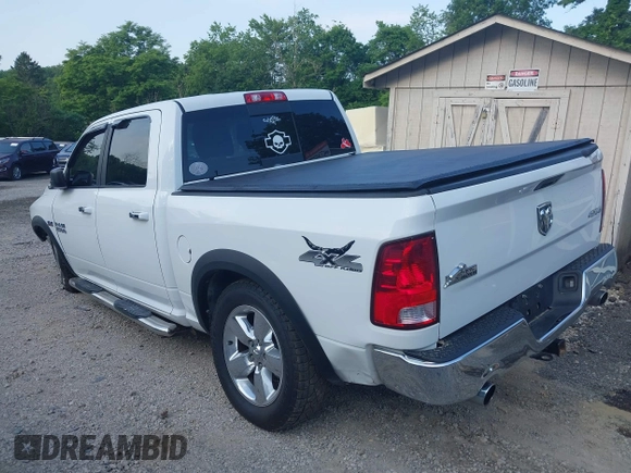 2015 Ram 1500 Big Horn with VIN 3C6RR7LT1FG598462, listed as a IAAI auction lot 42572619 with 183,712 mi miles and . Bid and sale history available at DreamBid. Image 3.