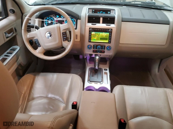 2010 Mercury Mariner Premier with VIN 4M2CN9HG8AKJ09102, listed as a Copart auction lot 51755325 with 187,163 mi miles and Salvage Title. Bid and sale history available at carsss.com. Image 8.