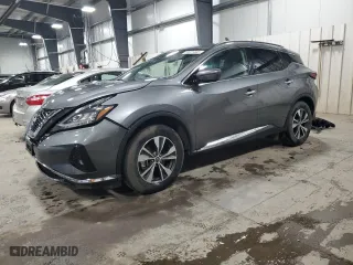 2023 Nissan Murano SV with VIN 5N1AZ2BS8PC131573, listed as a Copart auction lot 53971445 with 42,099 mi miles and Clean Title. Bid and sale history available at carsss.com. Image 1.