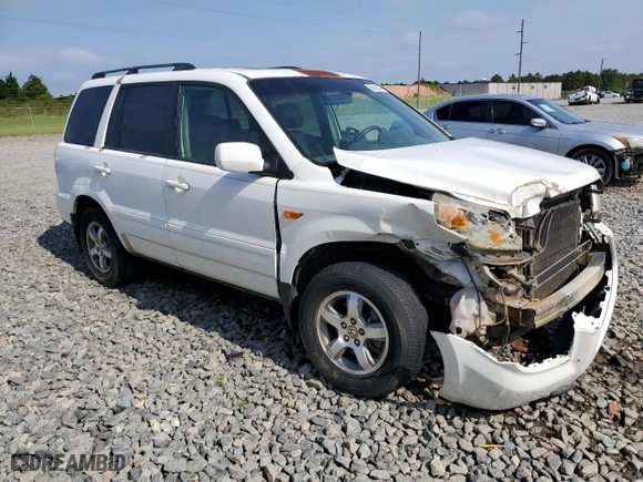2006 Honda Pilot EX-L with RES with VIN 5FNYF28676B032430, listed as a Copart auction lot 65625444 with 339,141 mi miles and Salvage Title. Bid and sale history available at carsss.com. Image 4.