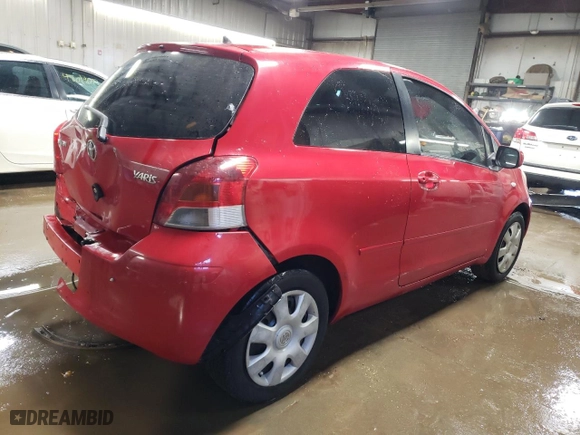 2009 Toyota Yaris with VIN JTDJT903195255931, listed as a Copart auction lot 47948235 with 171,703 mi miles and Salvage Title. Bid and sale history available at carsss.com. Image 3.