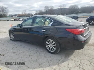 2015 Infiniti Q50 Premium z VIN JN1BV7ARXFM418246, wystawiony jako Copart lot #44890175 z przebiegiem 144 269 mil mil oraz Szkody całkowita. Historia ofert i sprzedaży dostępna na DreamBid. Obrazek 2.