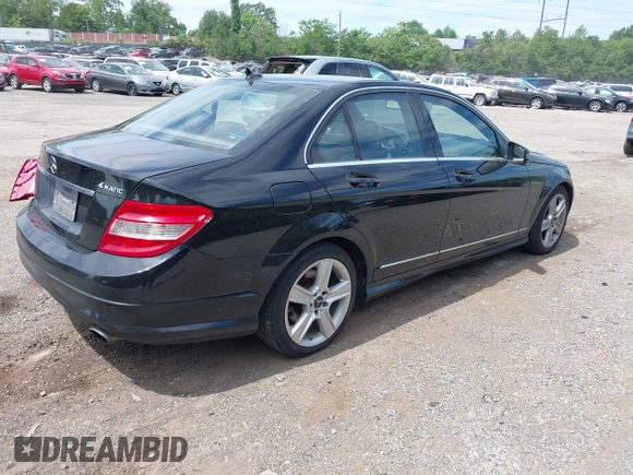 2011 Mercedes-Benz C 300 Sport with VIN WDDGF8BB6BR153397, listed as a IAAI auction lot 42289677 with 96,010 mi miles and . Bid and sale history available at DreamBid. Image 4.