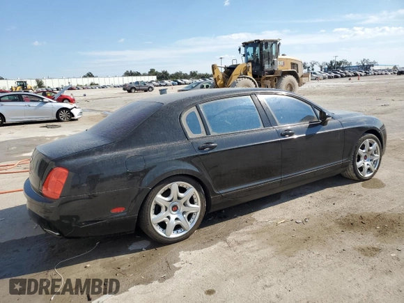 2008 Bentley Flying Spur with VIN SCBBR93W98C055949, listed as a Copart auction lot 76203894 with Not Provided miles and Salvage Title. Bid and sale history available at DreamBid. Image 3.