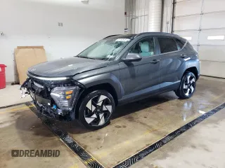 2024 Hyundai Kona Limited with VIN KM8HECA34RU079186, listed as a Copart auction lot 49768845 with 10,063 mi miles and Salvage Title. Bid and sale history available at carsss.com. Image 1.